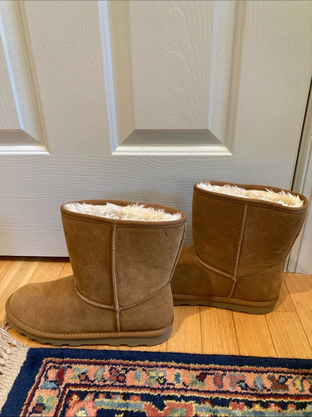 EUC Brown Suede Fleece-Lined Boots